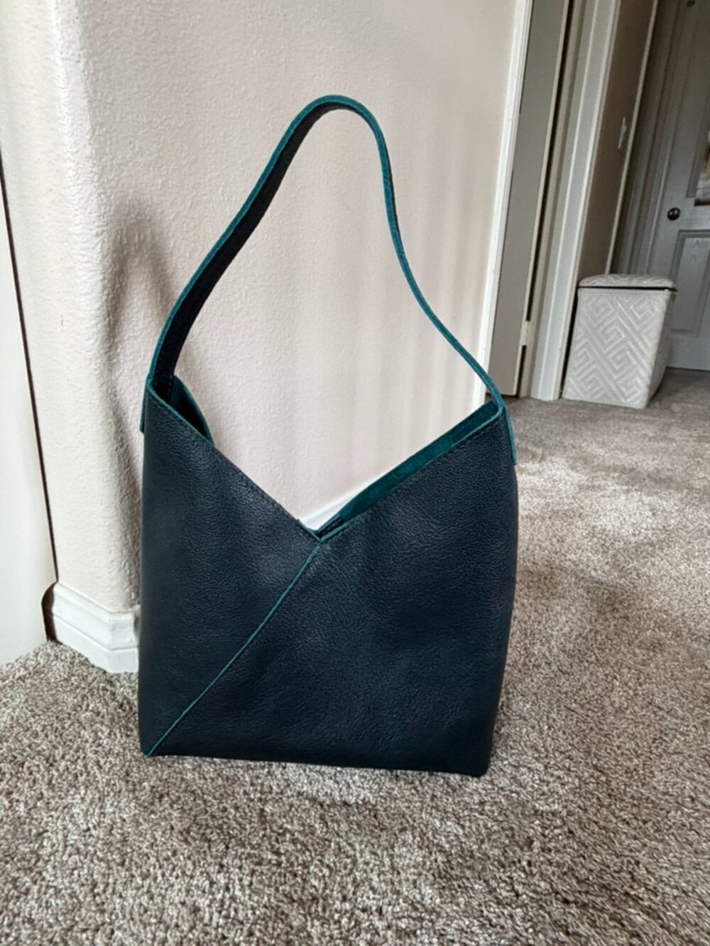 🆕 Portland Leather Naomi Bag Large - BOREAL 💙💚 - Picture 5 of 9